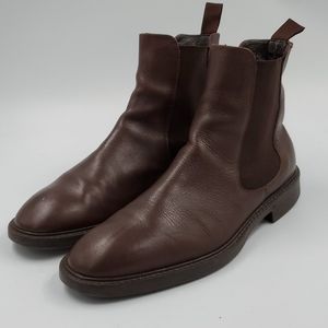 COPY - Banana Republic Brown Leather Slip On Chelsea Boot